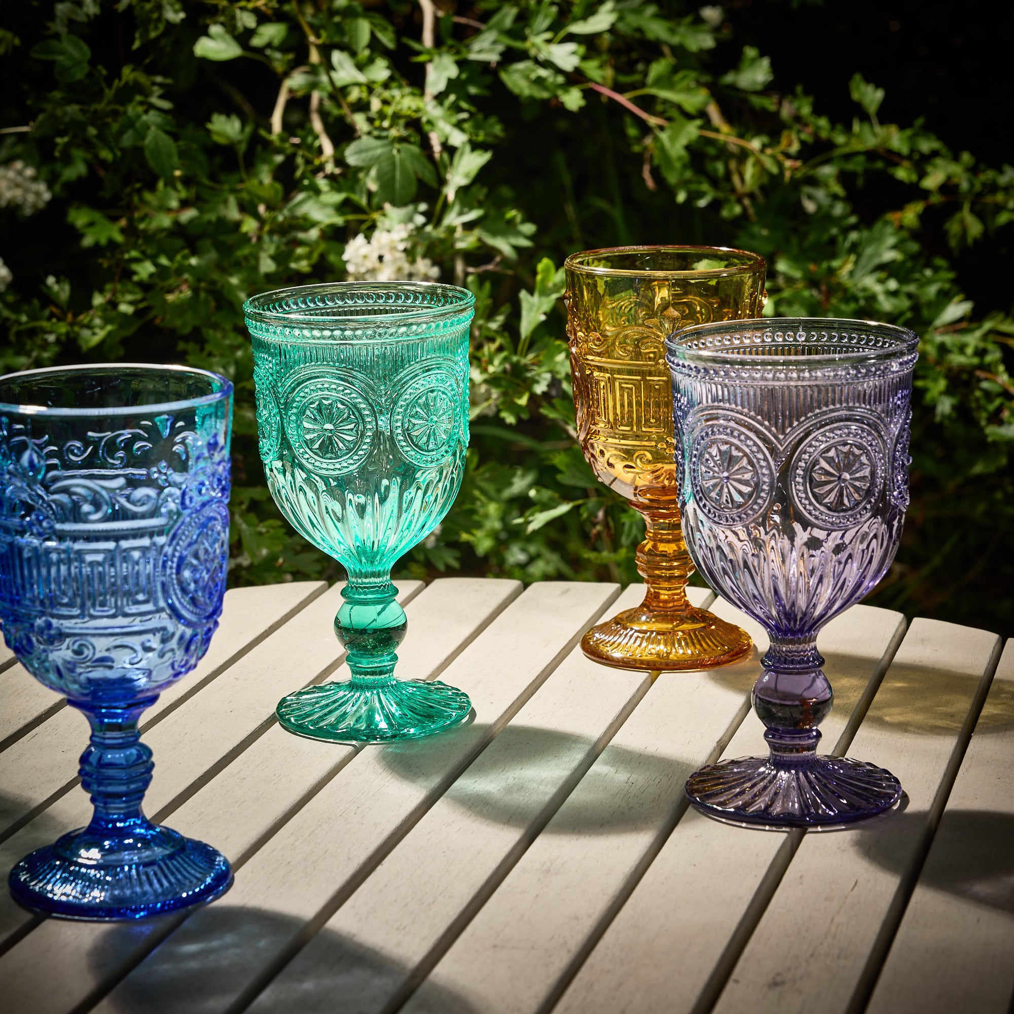 Goblet style wine glasses discount