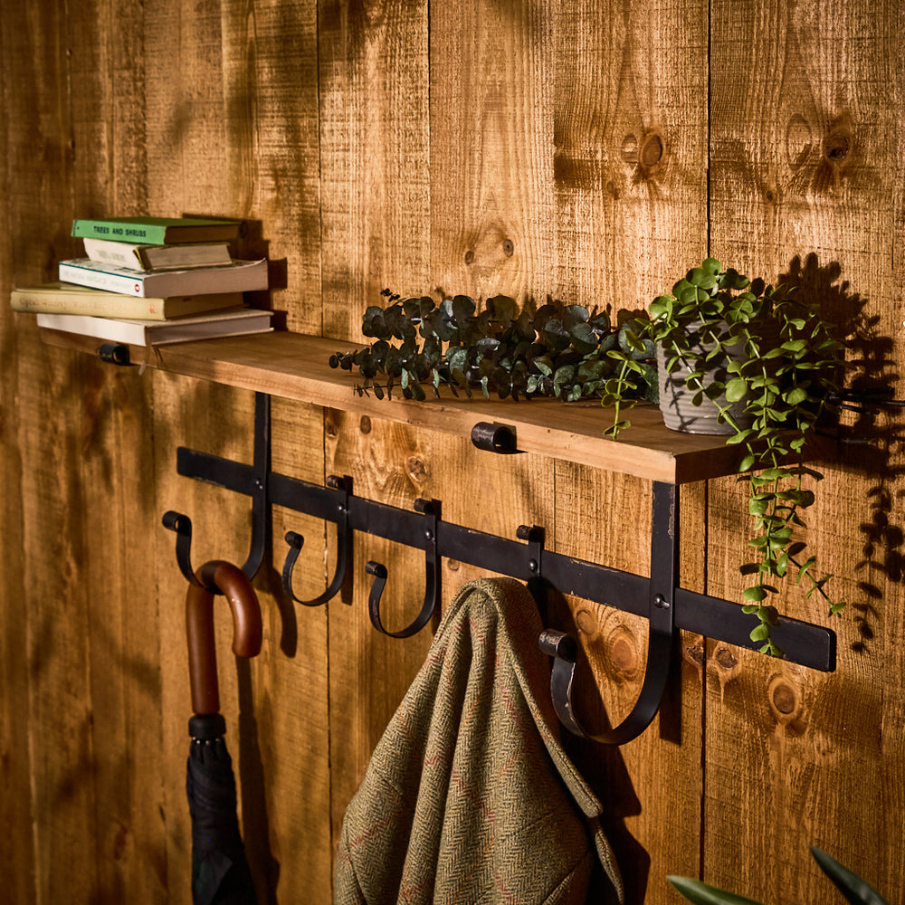 Rustic Wall Shelf | Cottagecore Furniture | Evergreen Home Interiors